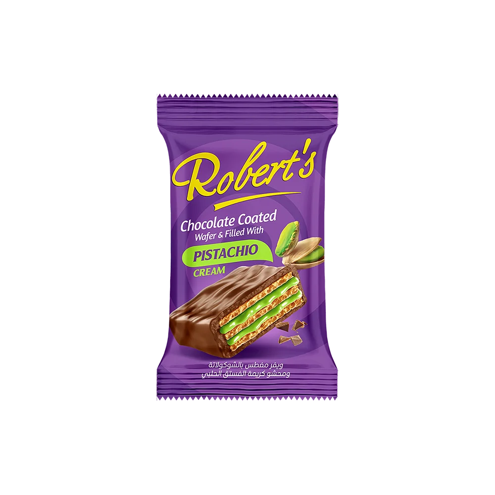 Wafer Chocolate Coated 14g (Pistachio)