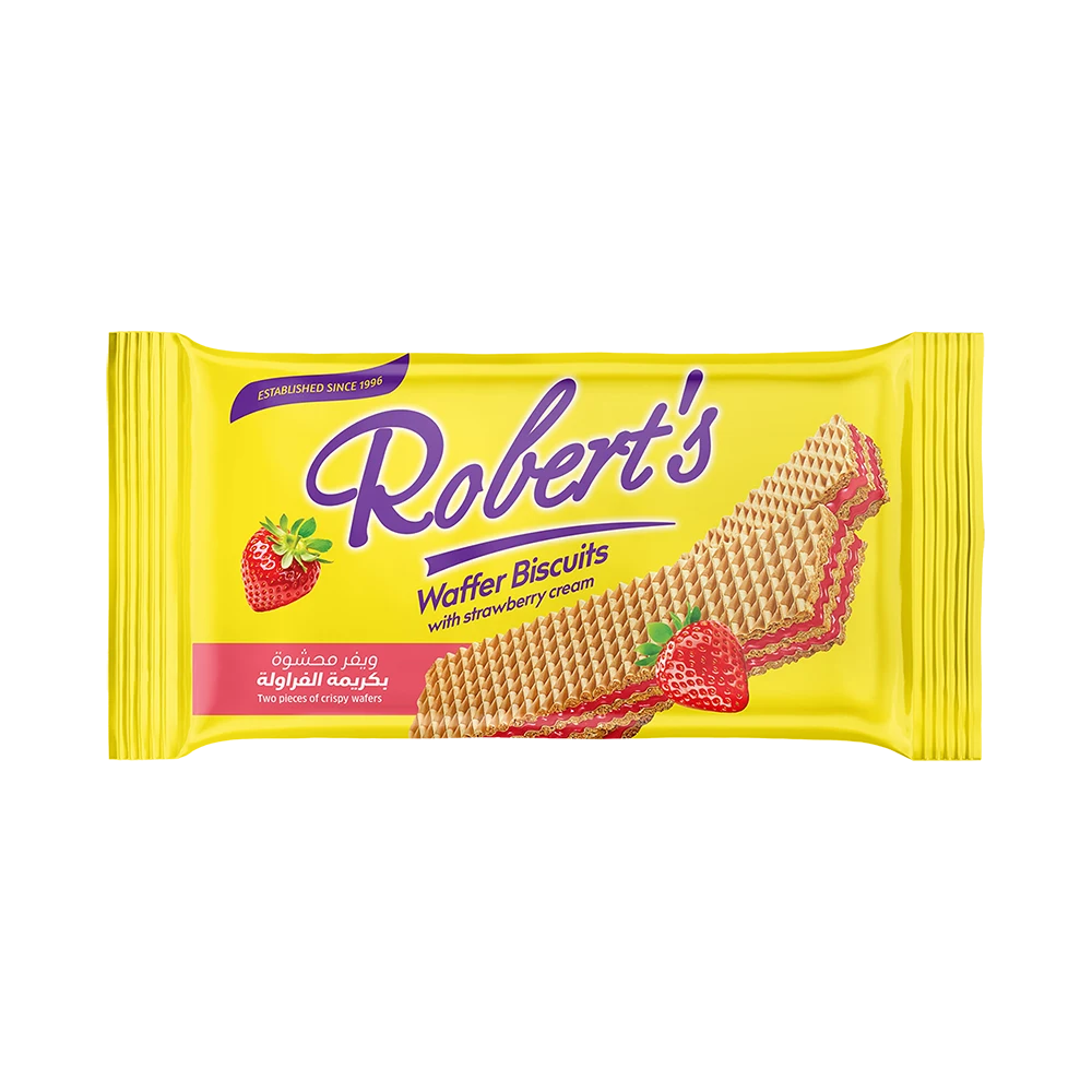 Classic Wafer Flow Pack 25g (Strawberry)